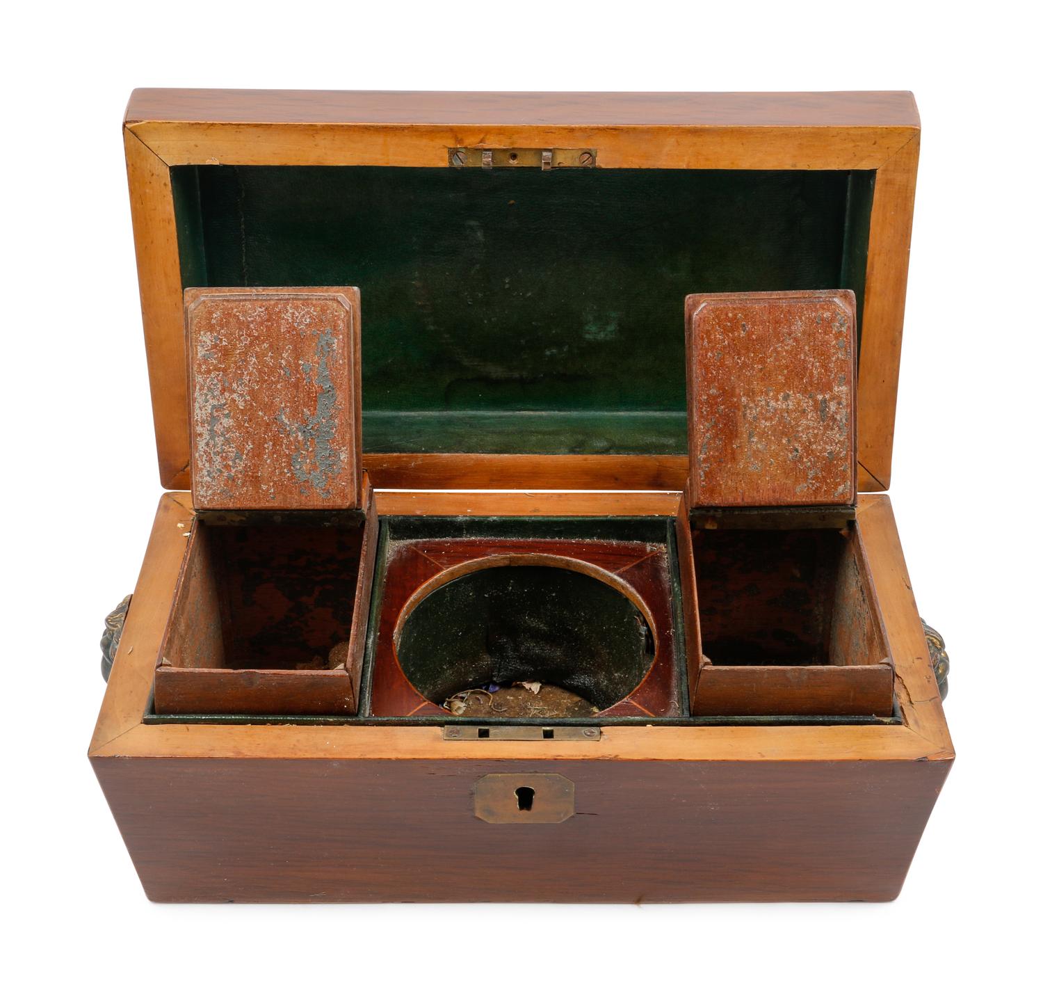 An English Mahogany Tea Caddy