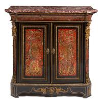 A Napoleon III Gilt Bronze Mounted Boulle Marquetry Meuble d'Appui Height 41 1/2 inches. — SECOND HALF 19TH CENTURY