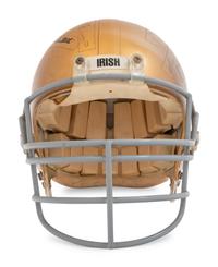 A Multi-Signed Autograph Notre Dame Football Legends Helmet Formerly Displayed at Mike Ditka's Restaurant
