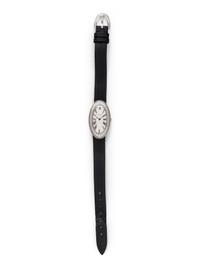TIFFANY & CO., 18K WHITE GOLD AND DIAMOND 'COCKTAIL 2 HAND' WRISTWATCH