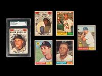 A Group of 1961 Topps Baseball Cards Featuring Hall of Famers and Notables,