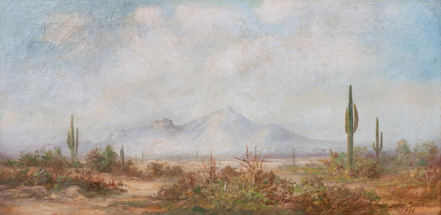 David Swing 13 1/2 x 27 1/2 inches — (American, 1864-1945)