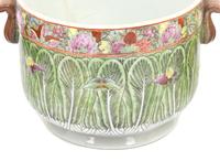 Three Chinese Export Porcelain Cache Pots