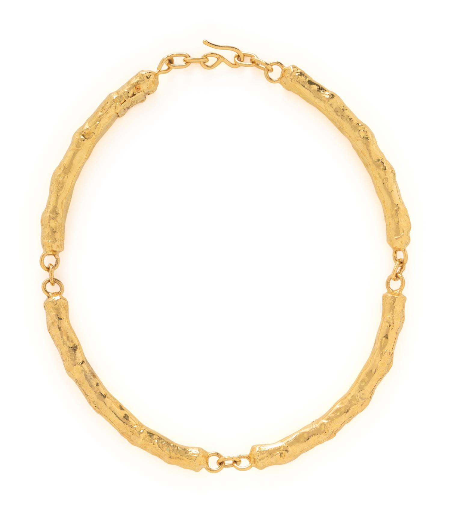 JEAN MAHIE, YELLOW GOLD NECKLACE