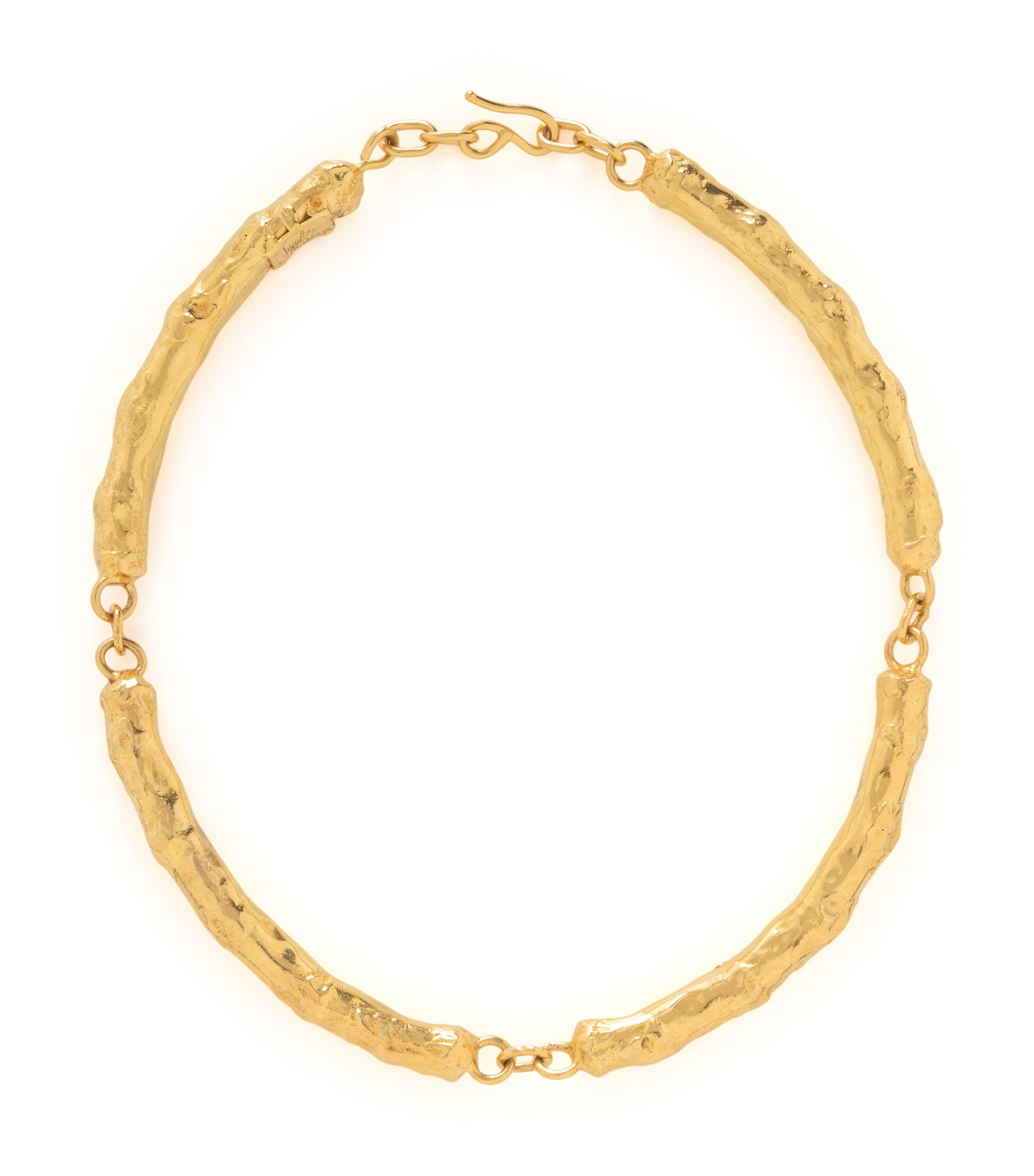 JEAN MAHIE, YELLOW GOLD NECKLACE