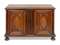 A Louis XIV Style Walnut Cupboard