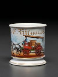 A Furniture Deliveryman's Porcelain Occupational Shaving Mug