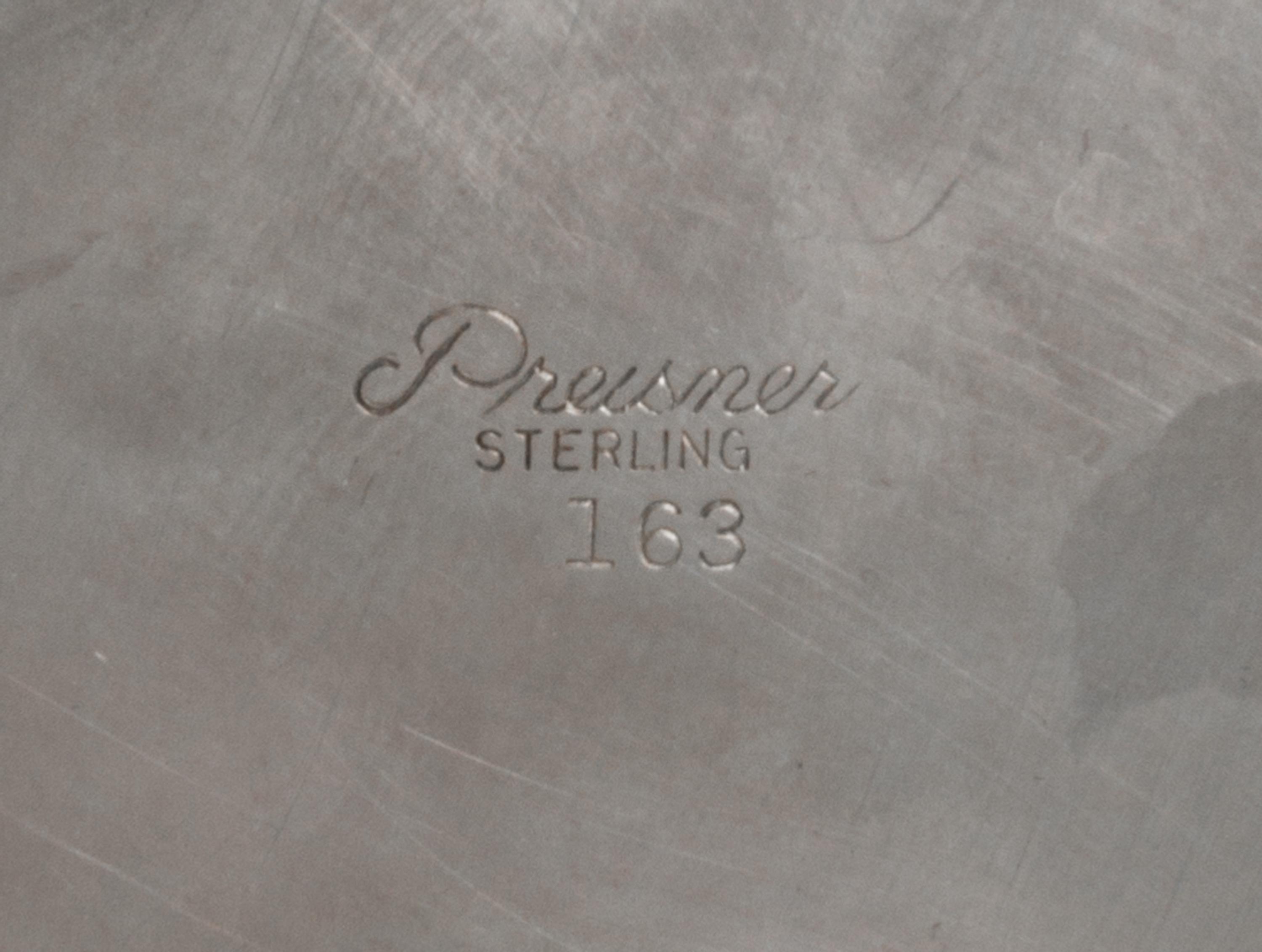 An American Silver "Revere" Bowl, Preisner Silver Co., Wallingford, CT, 20th Century, of typical form, the deep circular bowl with a fl
