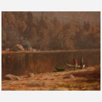 George Lafayette Clough (American, 1824–1901) The Guide's Cabin