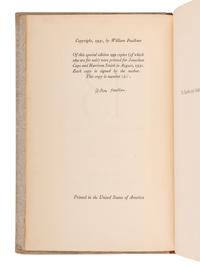 FAULKNER, William (1897-1962). These 13 . New York: Jonathan Cape & Harrison Smith, 1931.