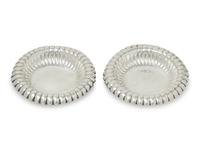 A Pair of Tiffany and Co. Silver Candy Bowls