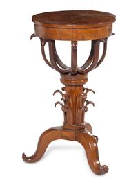 A Continental Mahogany Pedestal Table