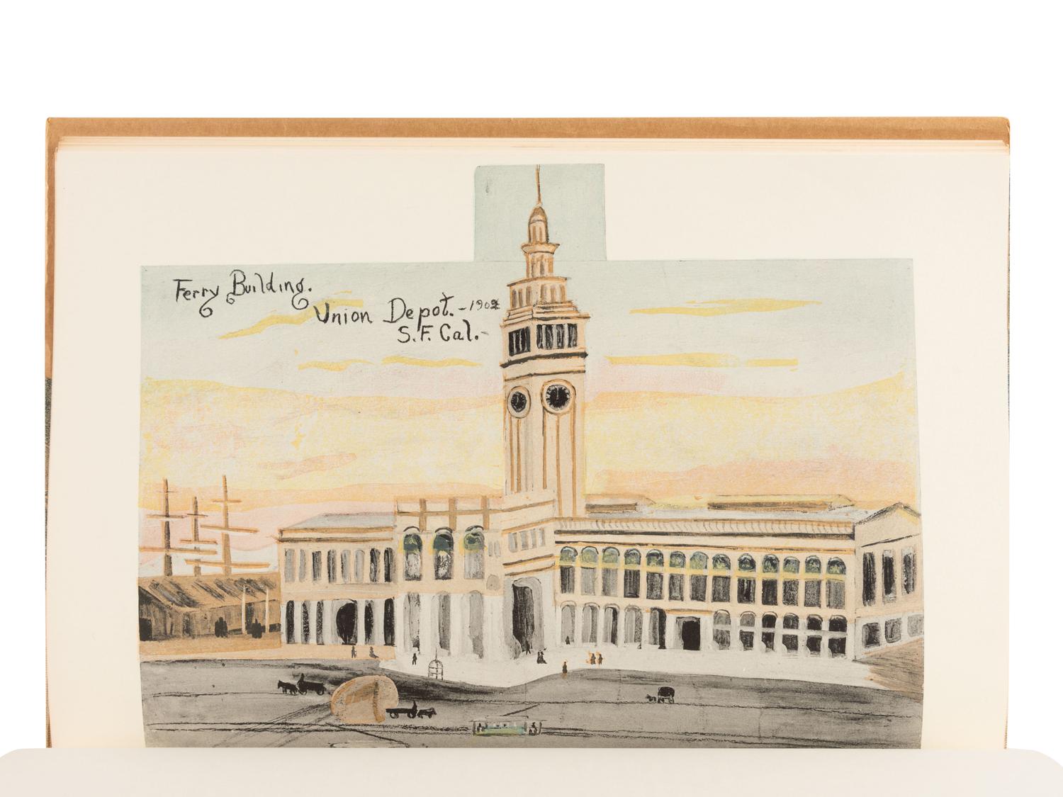 [GRABHORN PRESS]. LEWIS, Oscar (1914-1970). The Wonderful City of Carrie Van Wie: Paintings of San Francisco at the Turn of the Century . San Francisco: The Grabhorn Press, 1963.