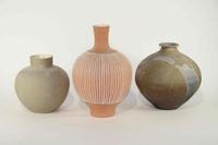 Three Haeger Pottery Vases Height of tallest 15 inches. — Sebastiano Maglio