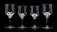 A Collection of Baccarat Stemware Height of tallest 7 1/8 inches. — 20TH CENTURY