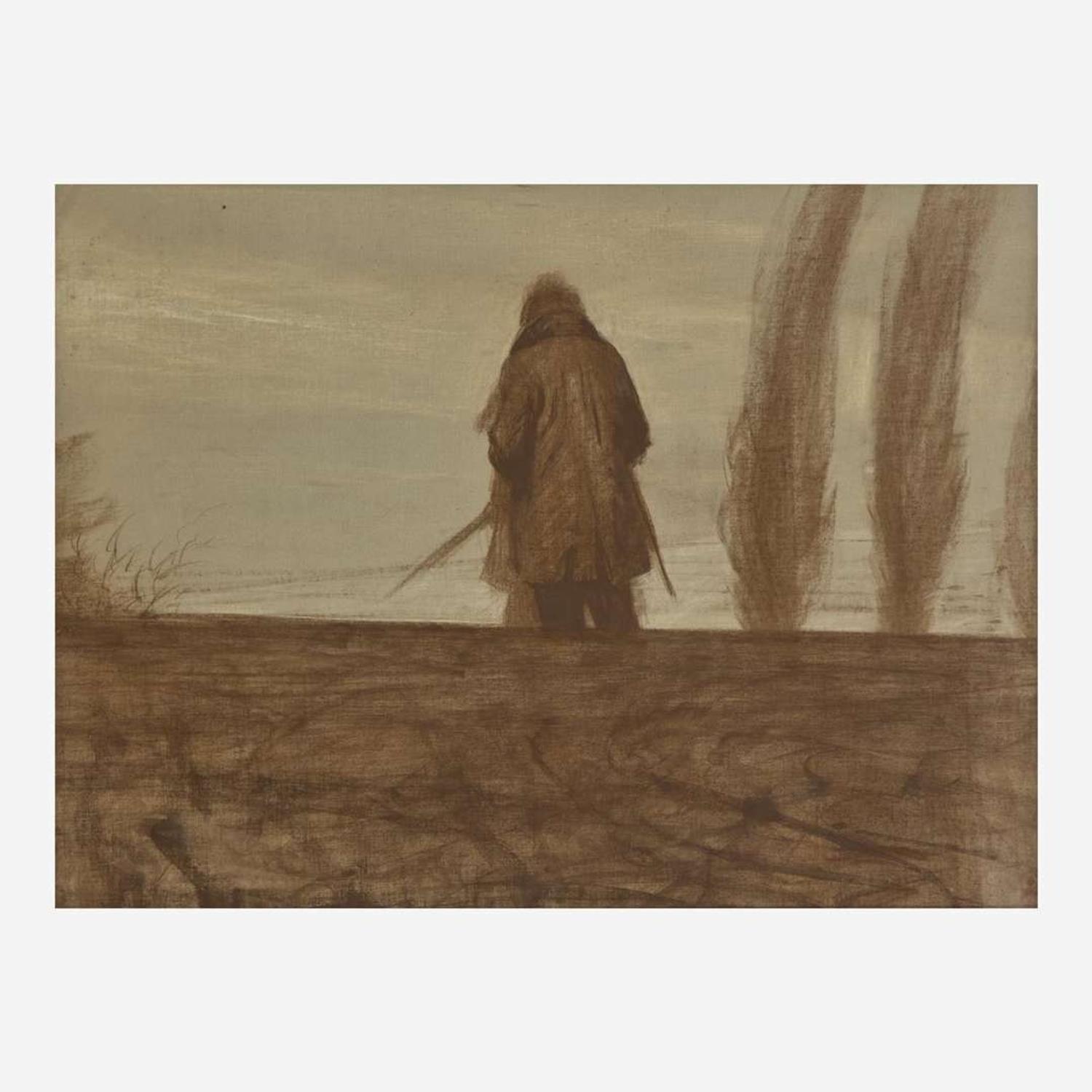 Bo Bartlett (American, B. 1955) Study of a Man from Behind