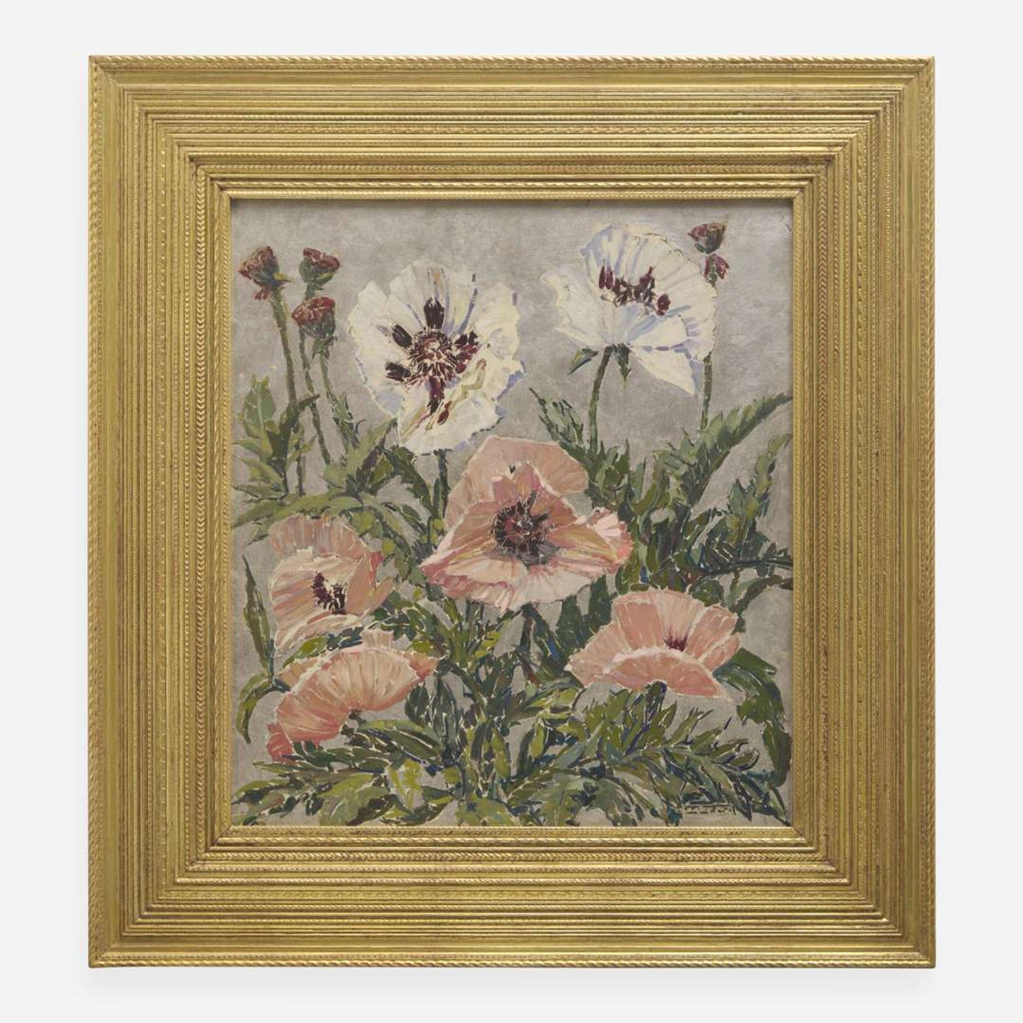 Mary Elizabeth Price (American, 1877-1965) The Poppies (White and Pink)