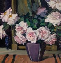 Still Life of Pink Roses