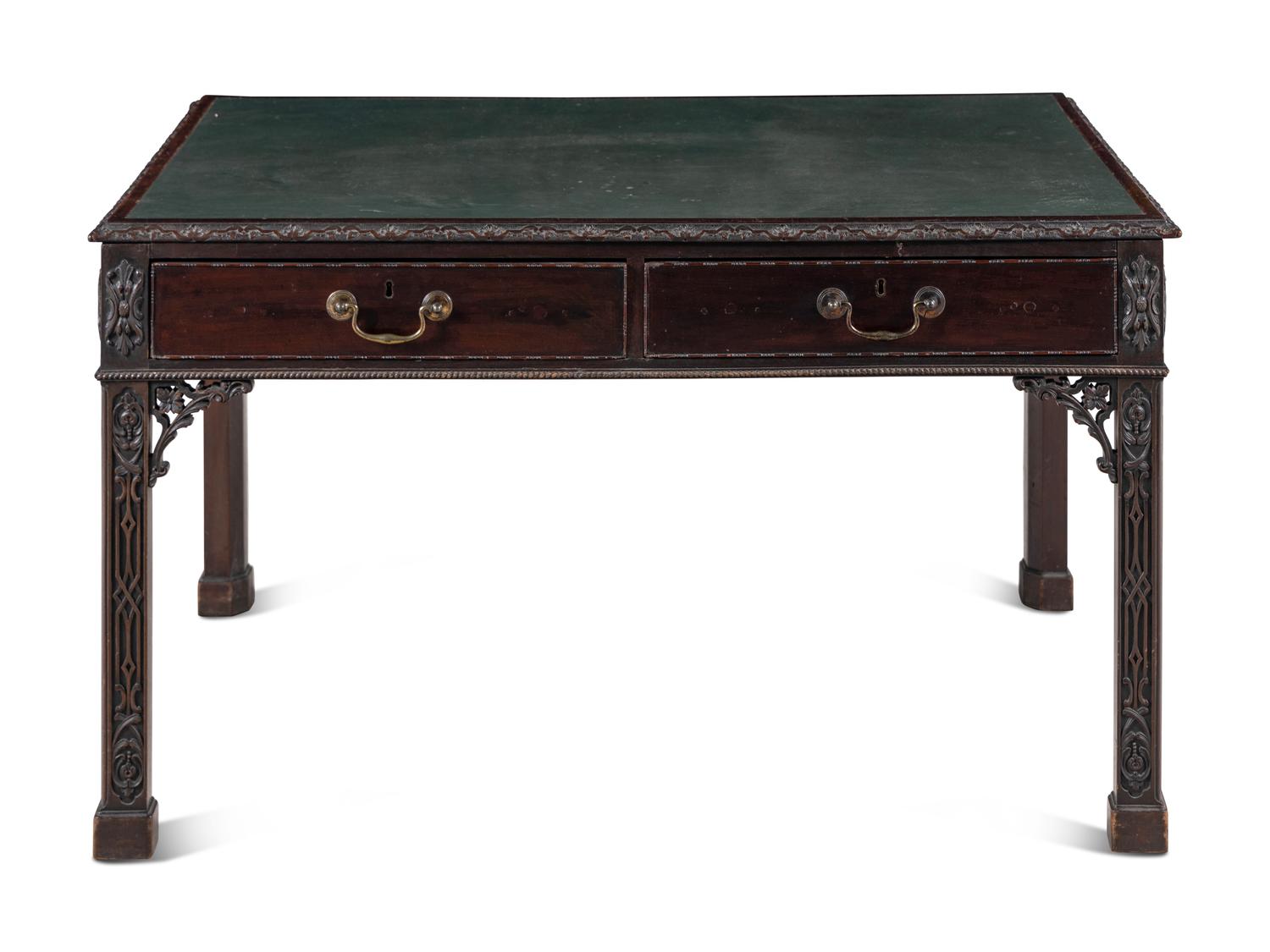 A George III Style Mahogany Desk