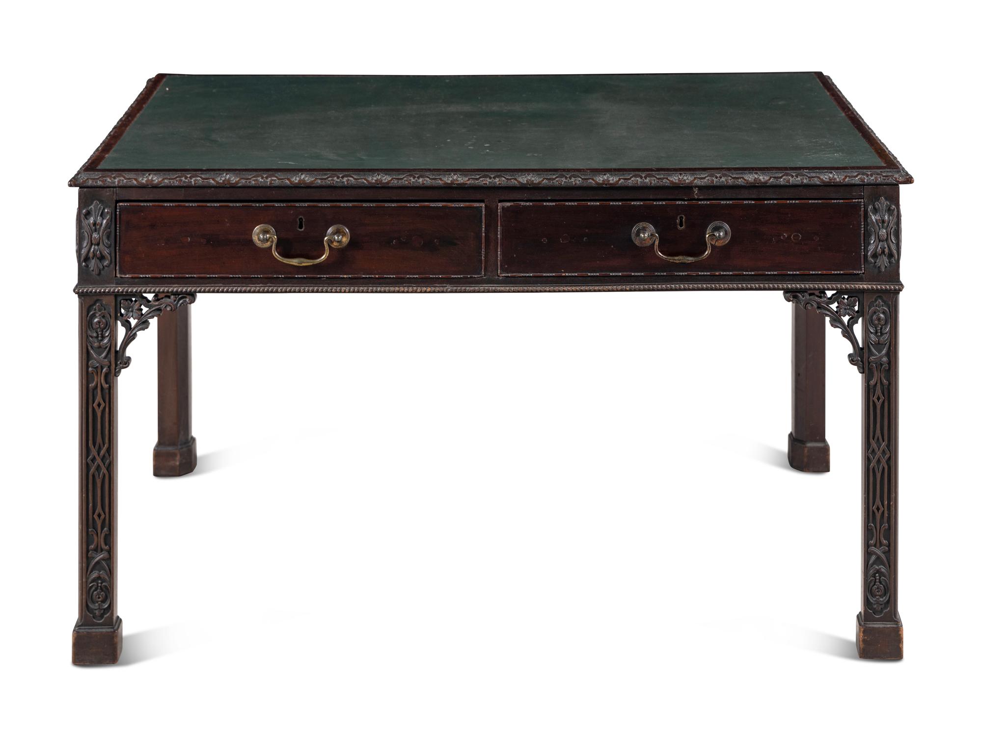 A George III Style Mahogany Desk