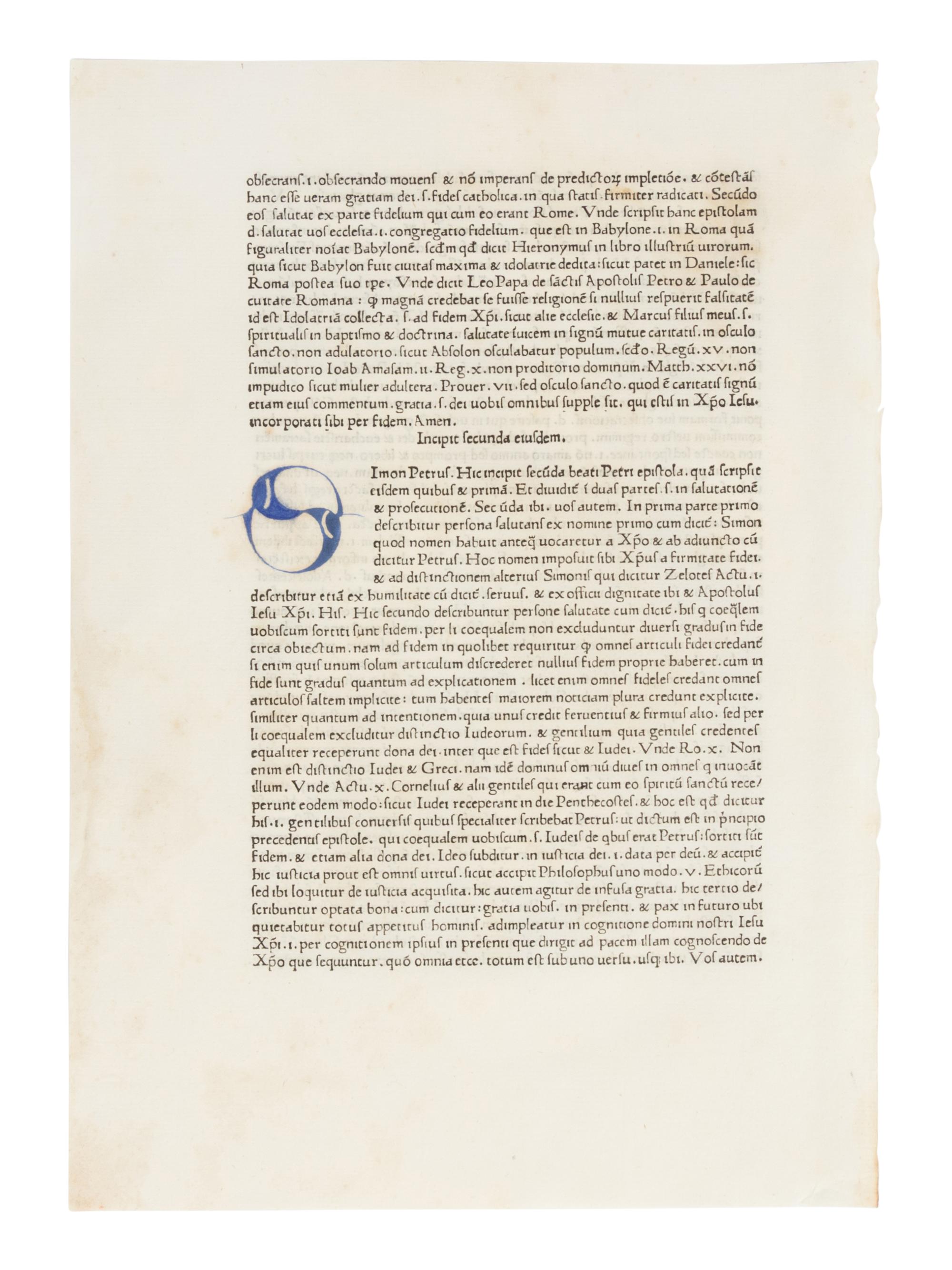 [LEAF BOOKS - INCUNABULA]. A group of 3 leaf books with leaves printed during the 15th century, comprising: