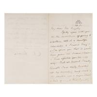Darwin, Charles (1809-1882). Letter signed ("Ch. Darwin"), to Charles Kingsley, 30 April 1867.