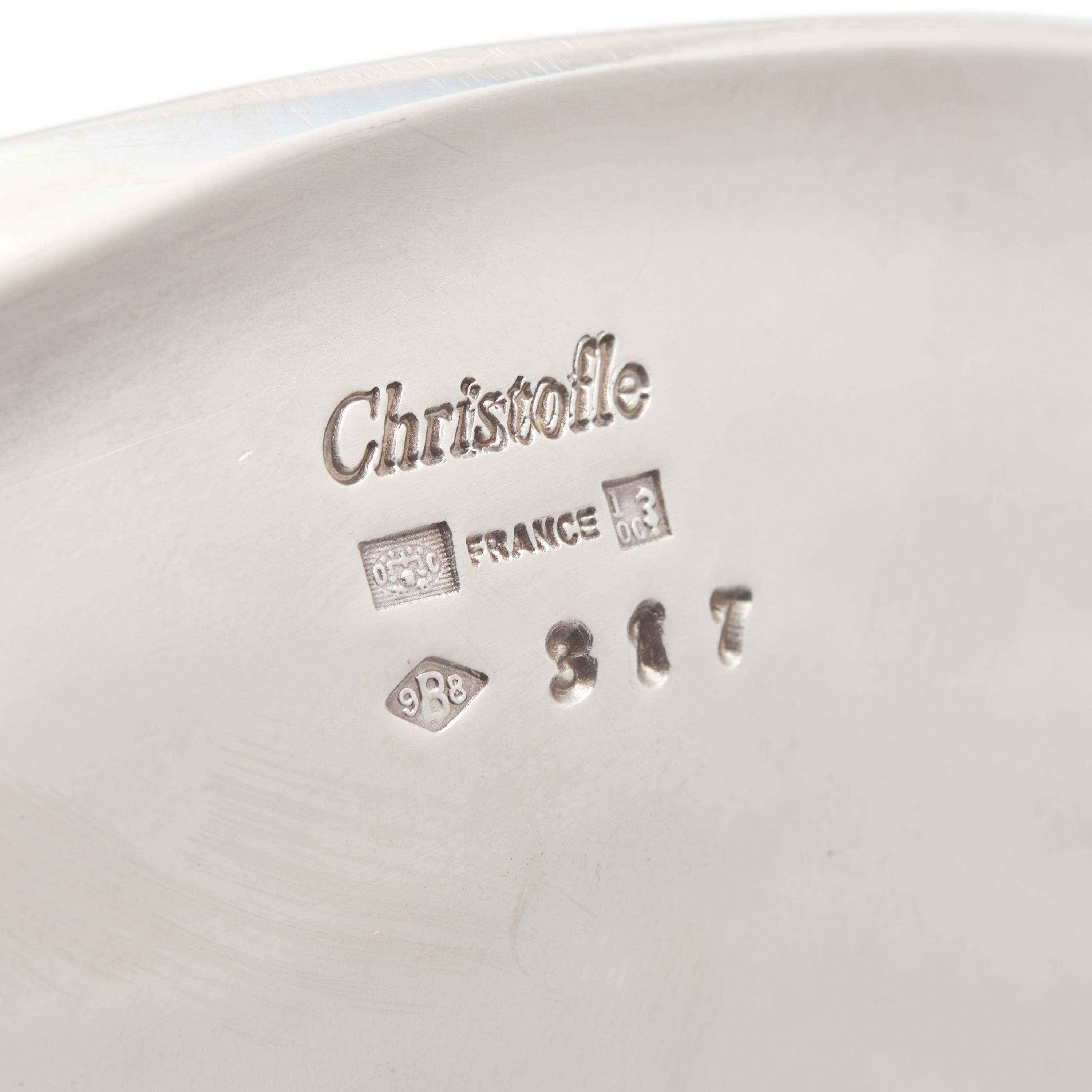 A Christofle Silver-Plate Nut Dish
