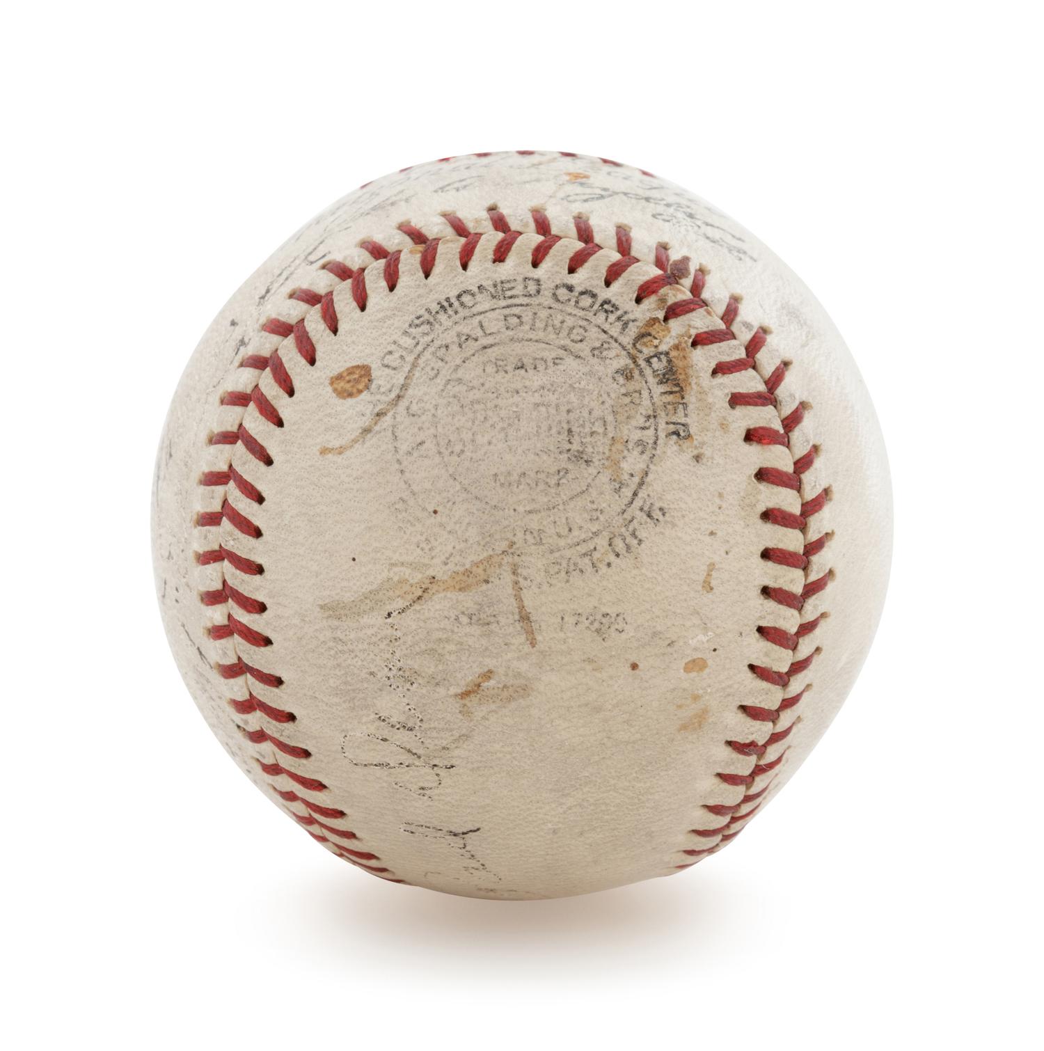A Dizzy Dean and Paul Dean Multi Signed Baseball