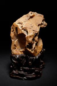A Yellow Wax Scholar's Rock