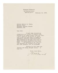[20th CENTURY THOUGHT]. A group of letters from academics, journalists, and socialites, comprising: