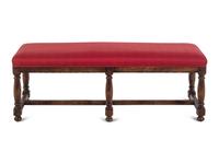 A William and Mary Style Walnut Bench