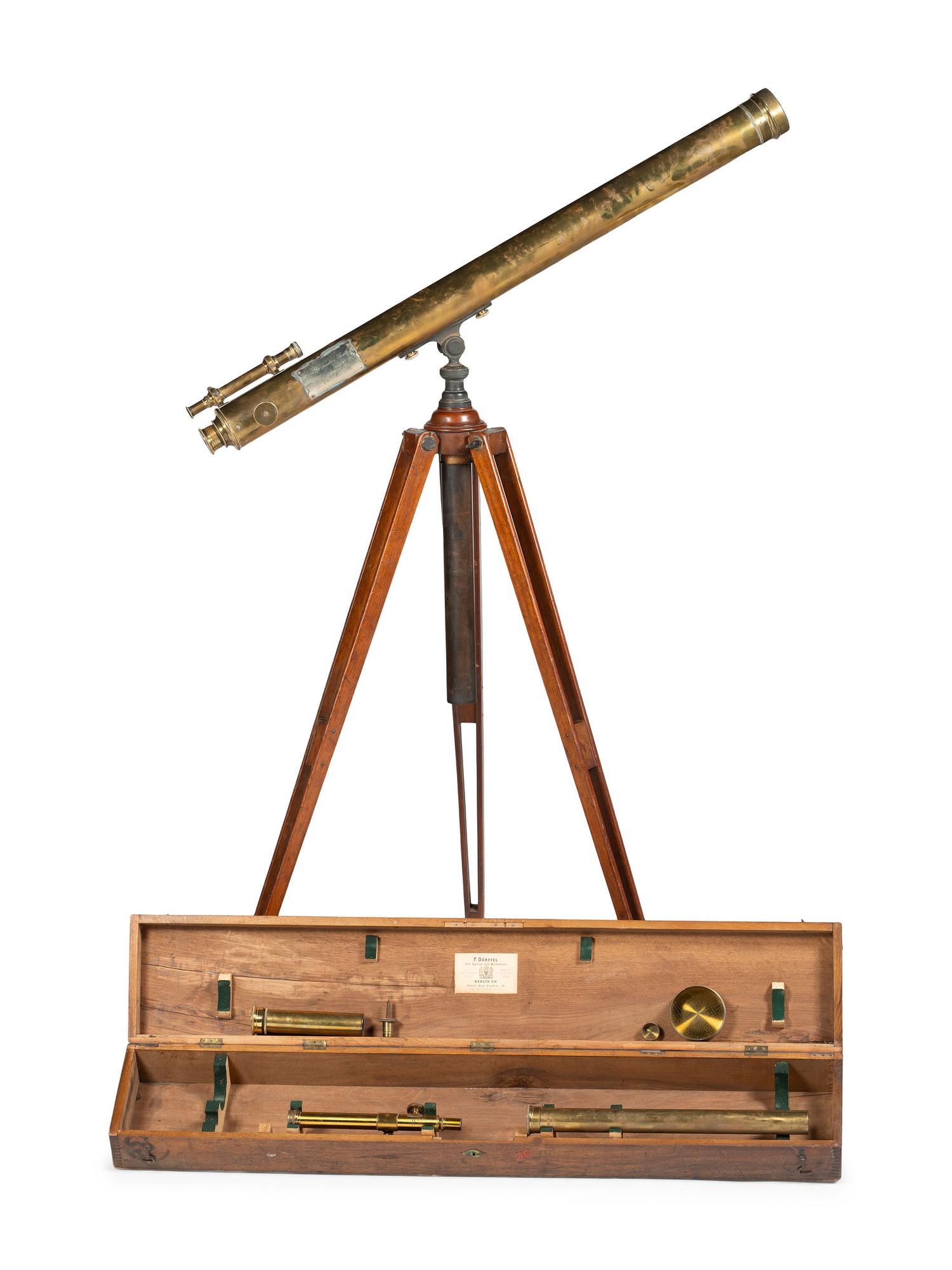 A Brass Presentation Telescope