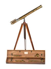 A Brass Presentation Telescope