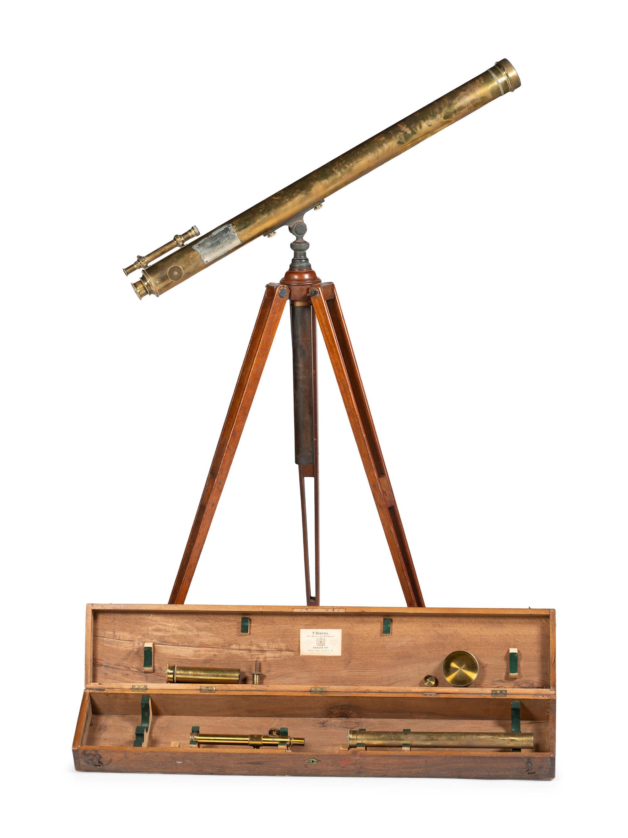 A Brass Presentation Telescope