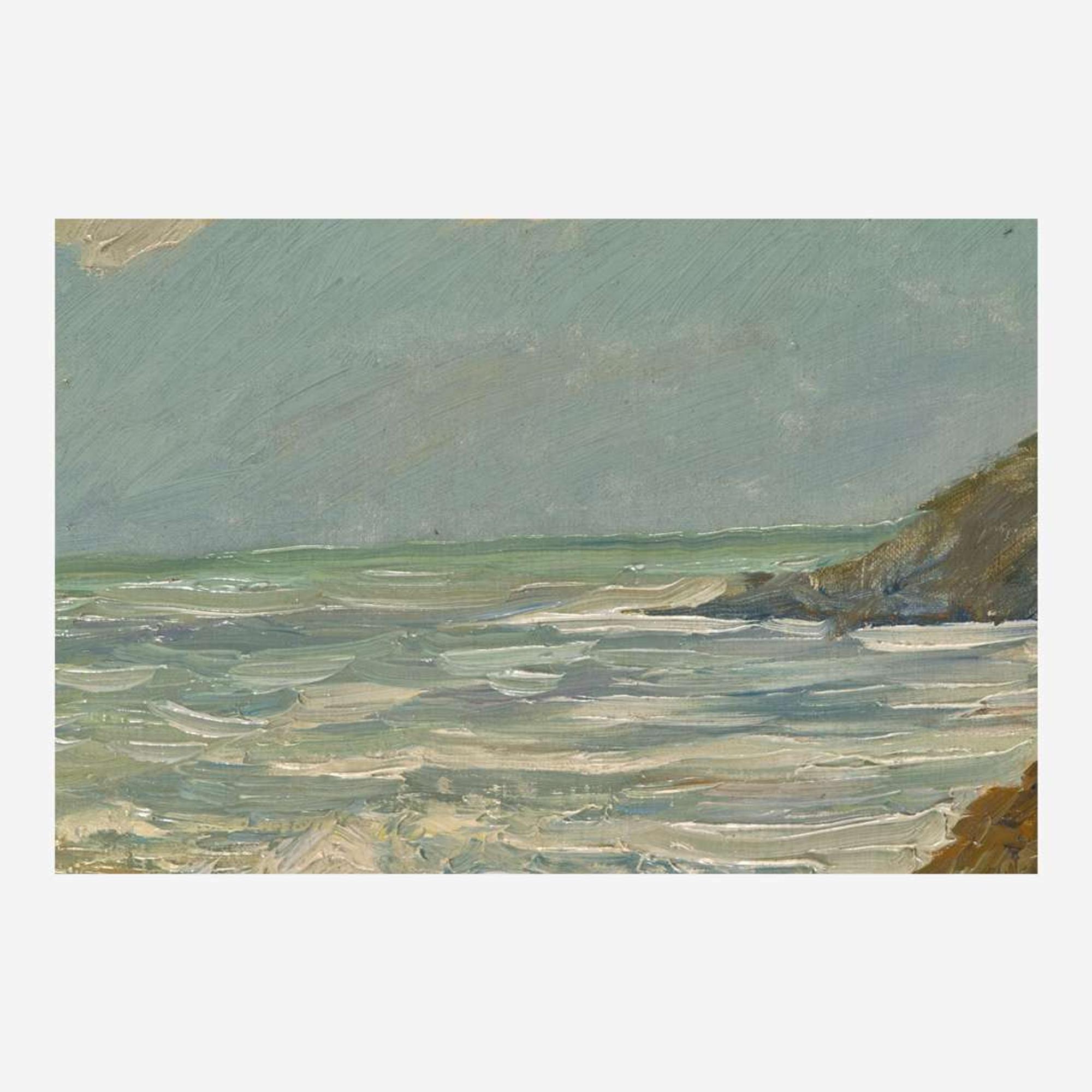 Edward Willis Redfield (American, 1869–1965) Crashing Waves (Maine)
