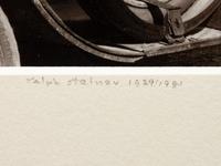 A group of three photographs ( Self Portrait with Camera , 1929 (printed 1979); Car Wheel, Ford, 1929 (printed 1980); Saratoga Coal , 1929 (printed 1981))