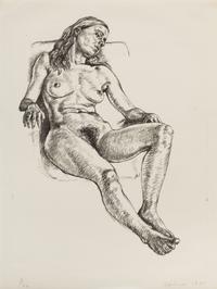 James Valerio, (American, b. 1938), Nude, 1971