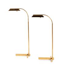A Pair of Brass Floor Lamps