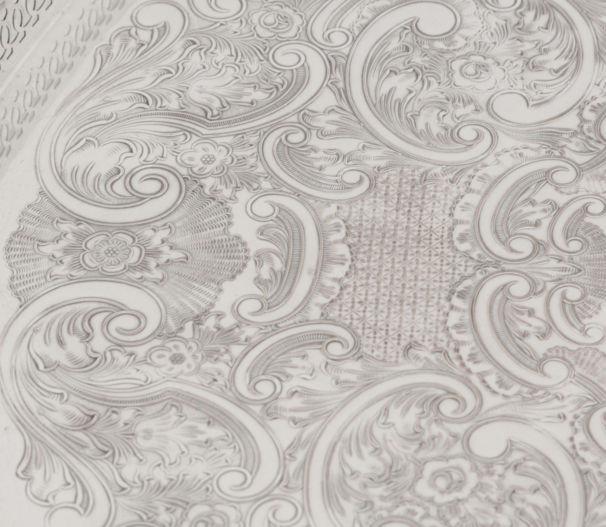 A Group of Silver-Plate Trays
