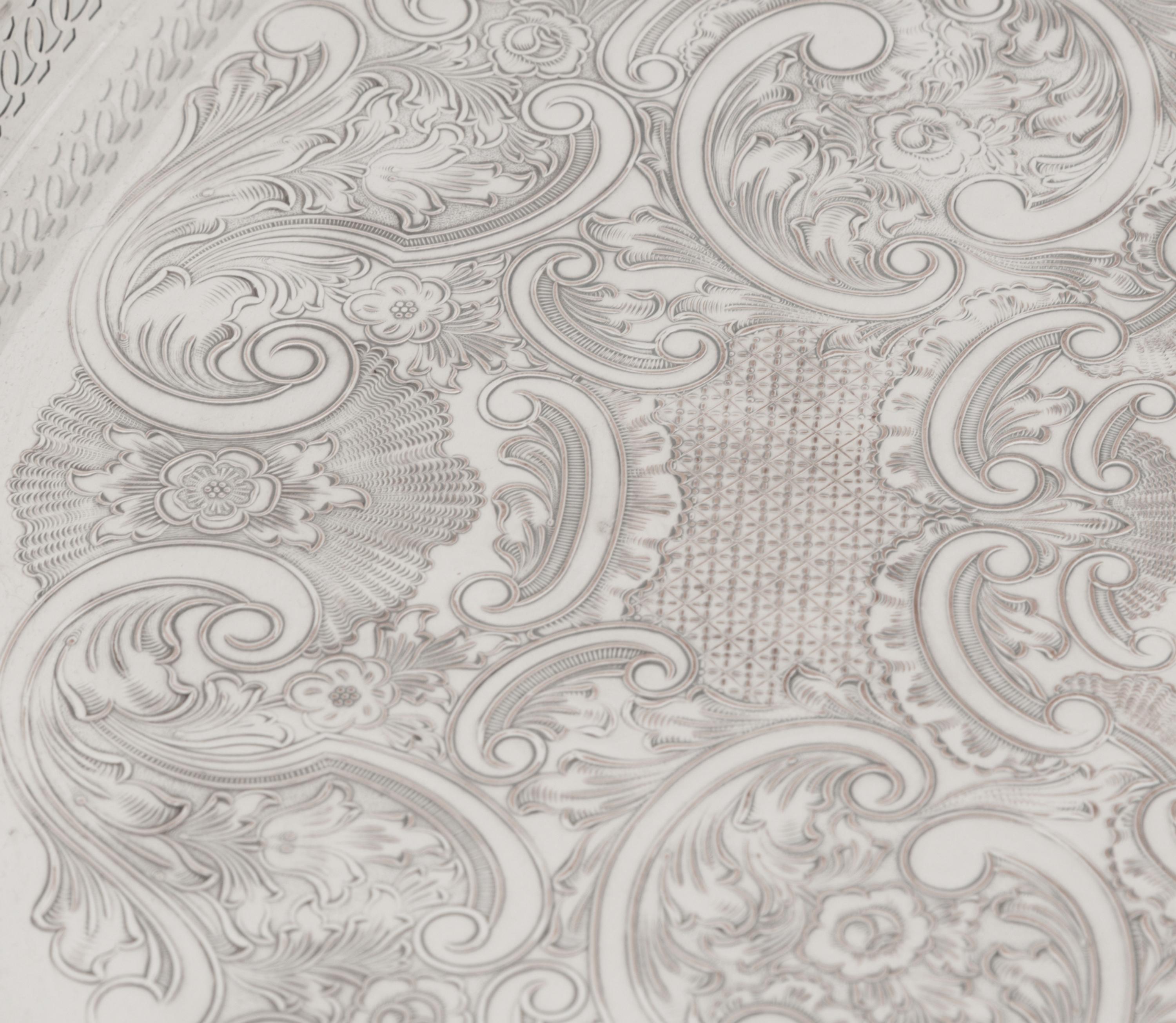 A Group of Silver-Plate Trays