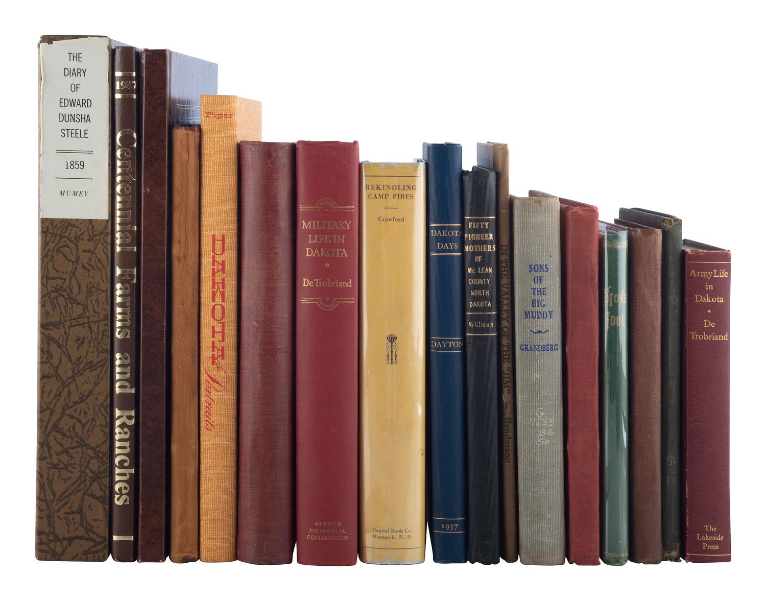 [DAKOTAS]. A large group of works to the history of North Dakota, most FIRST EDITIONS.