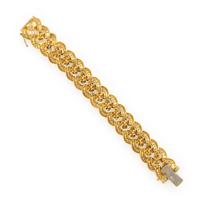 Diamond and Yellow Gold Bracelet