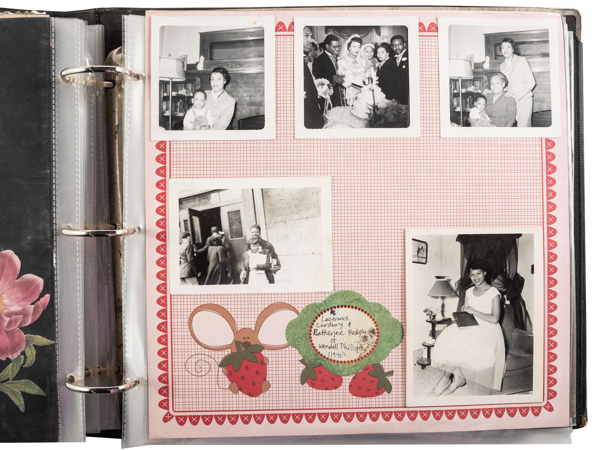 [MILITARIA - VERNACULAR]. Photograph album identified to the Carter family. Ca mid-to-late 20th century.