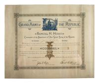 [CIVIL WAR]. A group of documents related to Major James C. Foster, 59th United States Colored Troops, including: