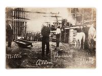 [CRIME & PUNISHMENT]. A group of press photographs and snapshots of gangsters and murderers, including hangings.