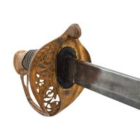 G.W. Simons & Bro. Retailed Collins Model 1850 Foot Officer's Sword Presented to Capt. Joseph Vaughan - 106th PA Volunteers