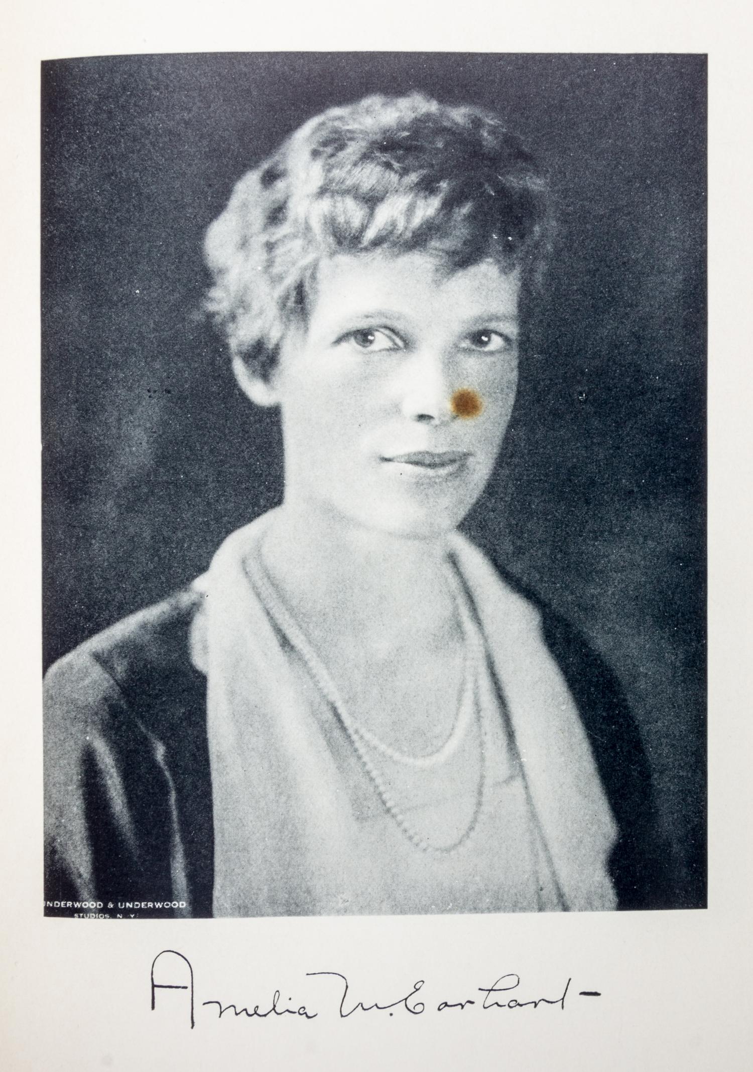 Earhart, Amelia. 20 hrs. 40 mins. New York, 1928.