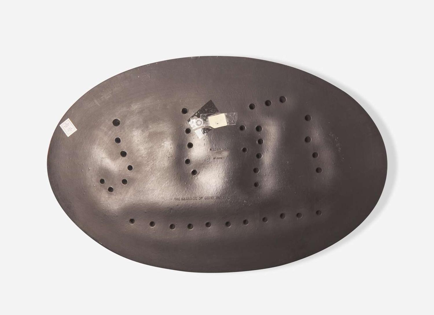 A Large Wedgwood Bert Bentley Black Basalt Plaque, UK, early 20th century