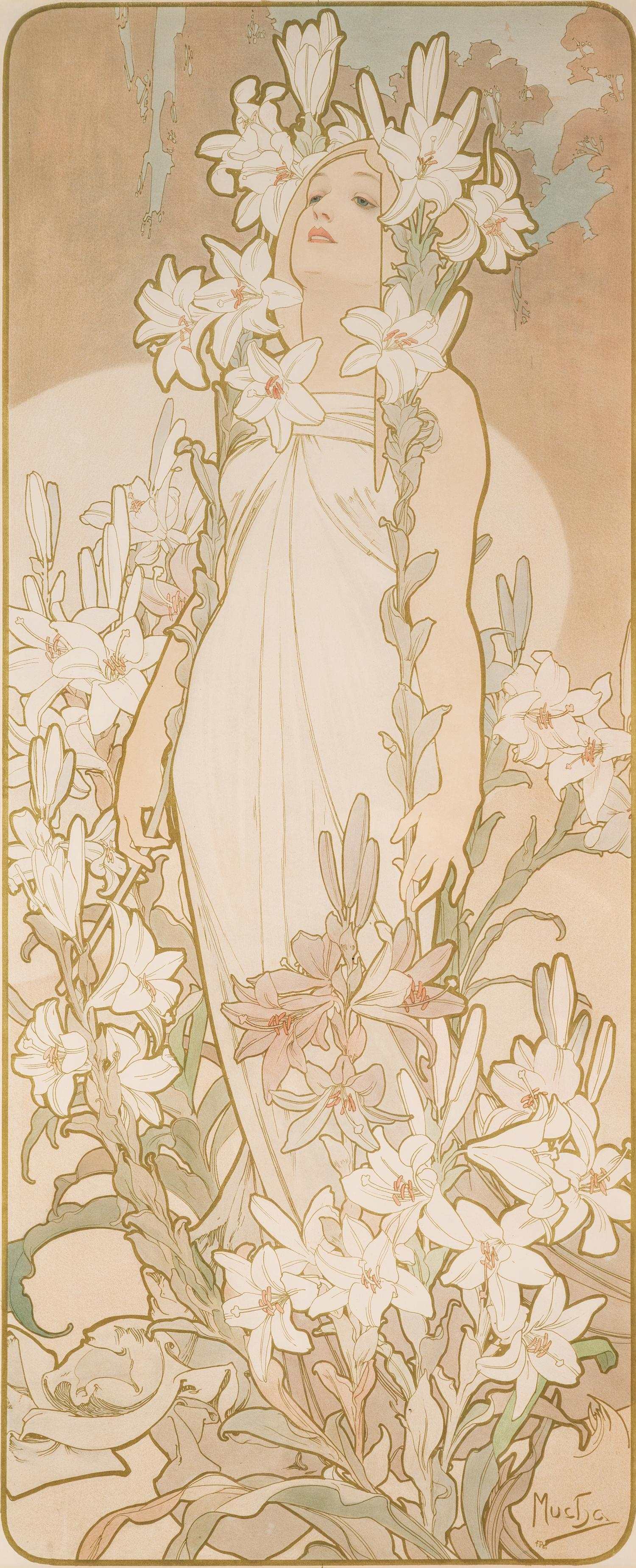 Les Fleurs (l'œillet, le lys, la rose, l'iris)
