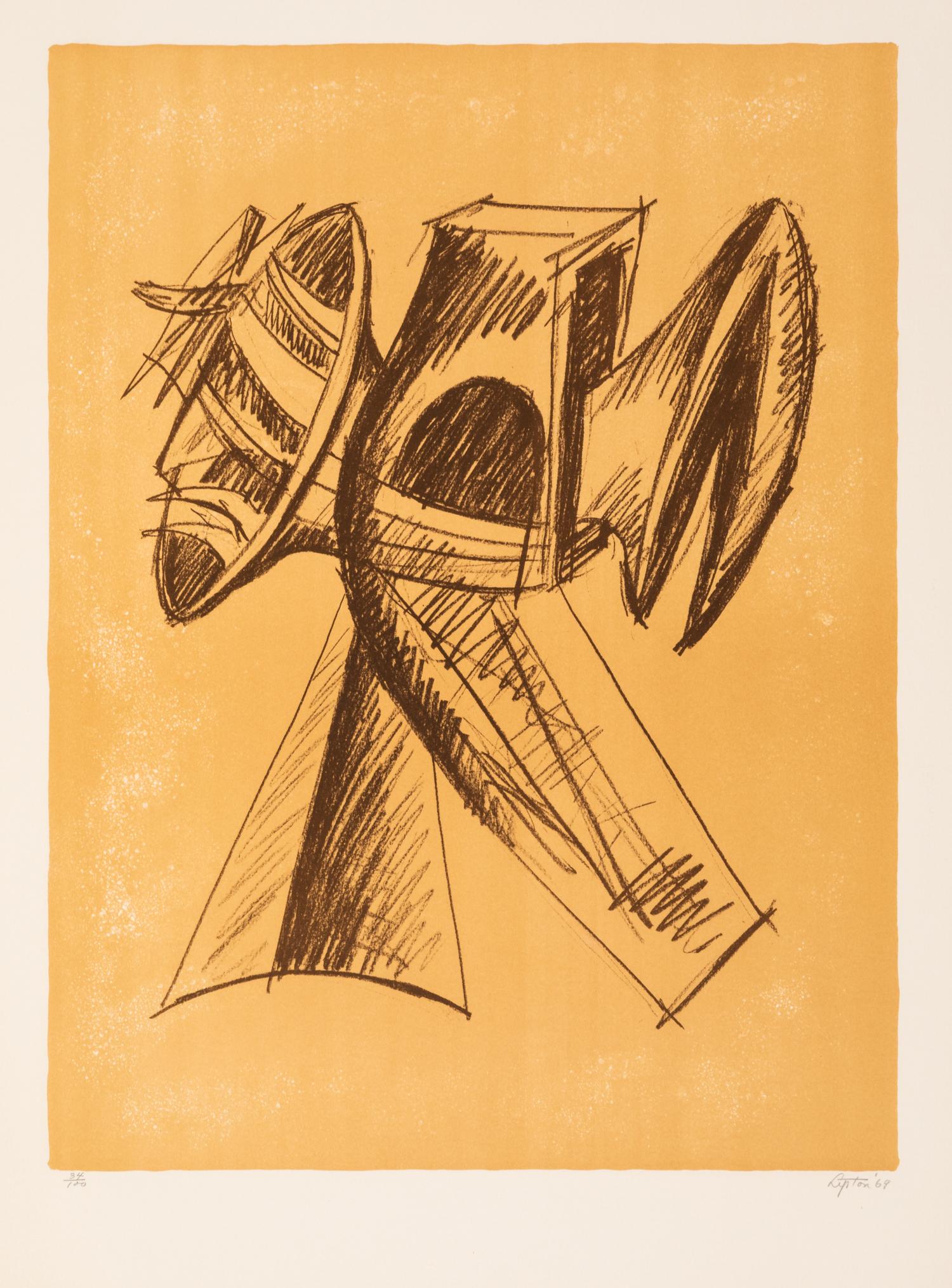Seymour Lipton, (American, 1903-1986), A group of three works: Study of Sculpture I, Study of Sculpture II, and Study of Sculpture III,